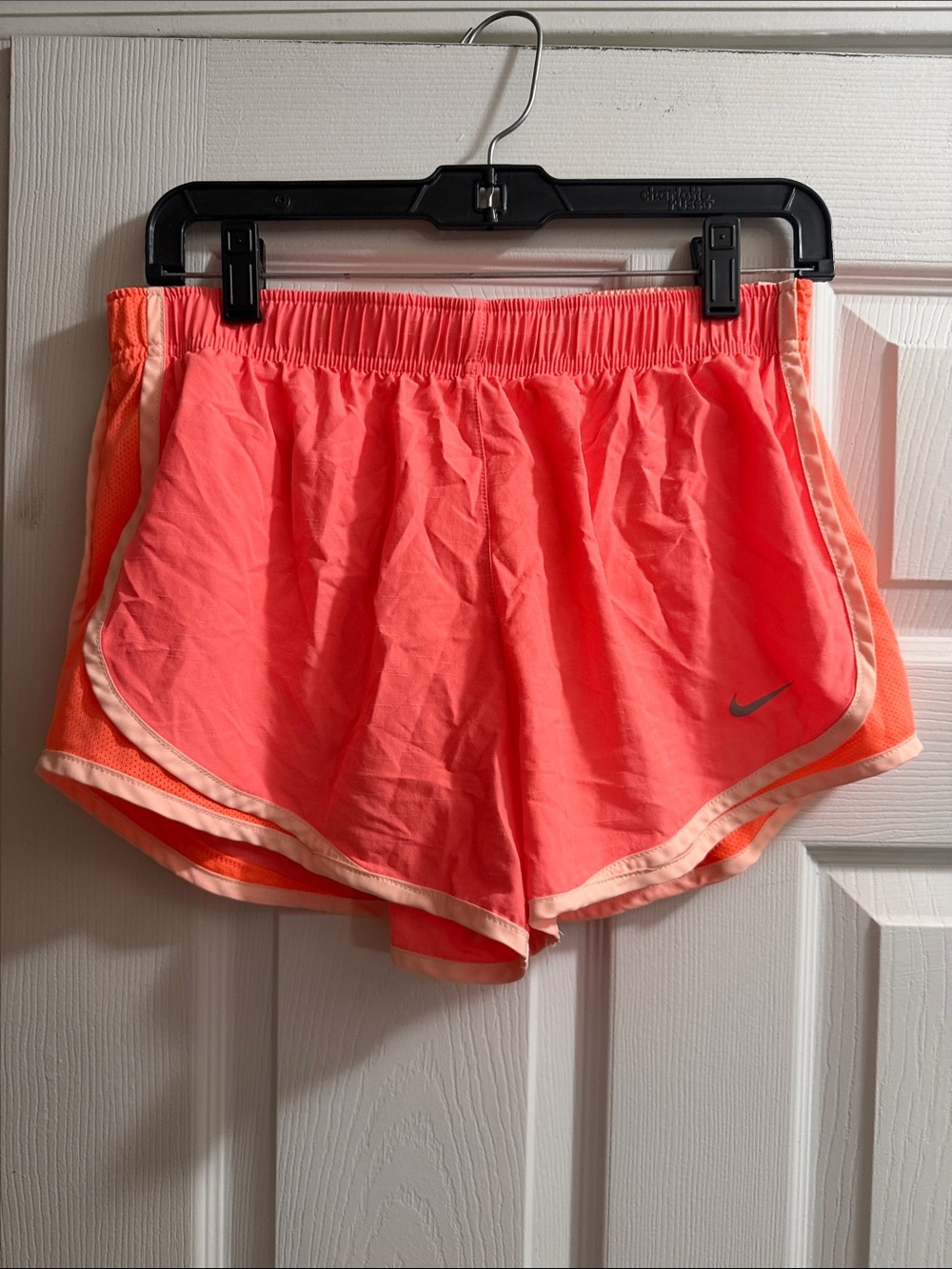 Nike Women’s Coral Pink Athletic Running Shorts